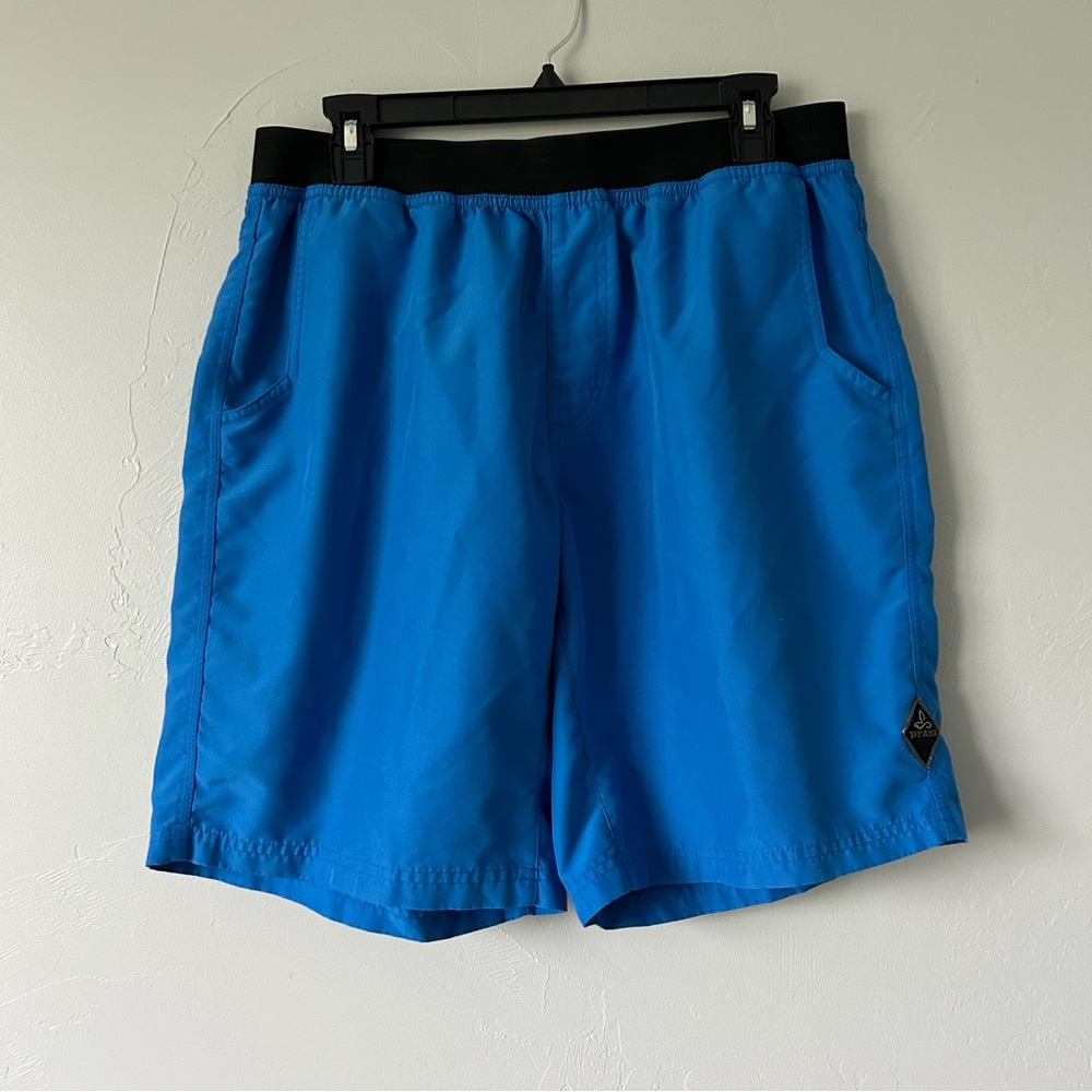 Prana Men's Mojo Shorts Blue Size Large UPF Outdoor Active Gorpcore Hiking